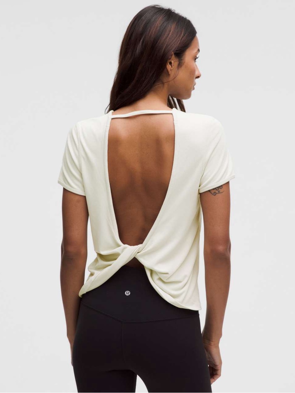 Lululemon Twist-Back Ribbed Top